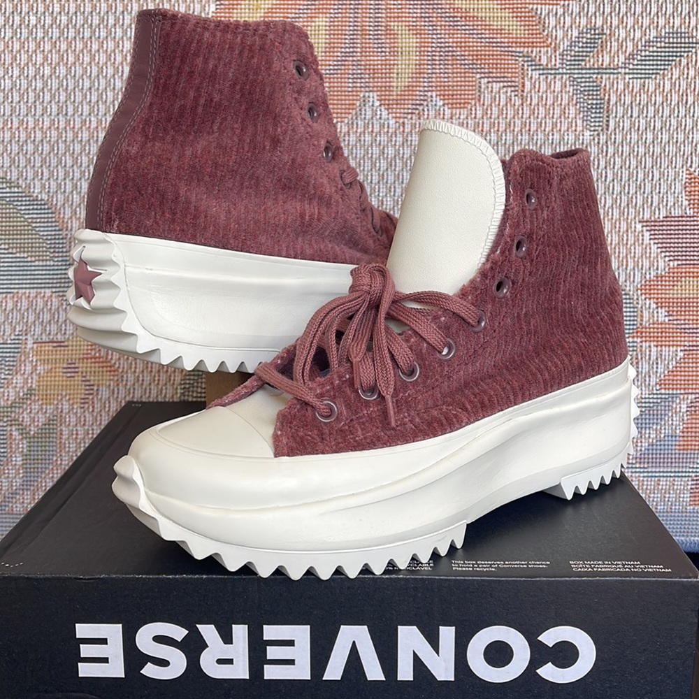 Converse WMNS A03252C
RUN STAR HIKE HI
DARK WINE/SADDLE/EGRET
Platforms - Picture 9 of 16
